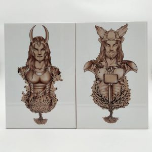 carreaux de céramique mythologie nordique