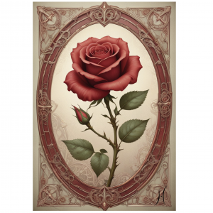 céramique la rose steampunk Horkos Création