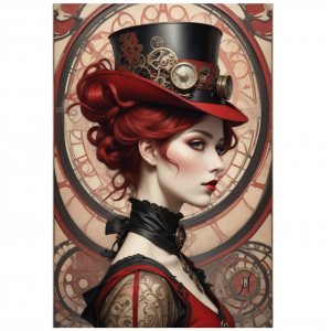 Ceramique La rousse steampunk Horkos Création