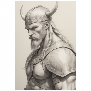 Carreau de céramique Horkos Création d'un vikings.